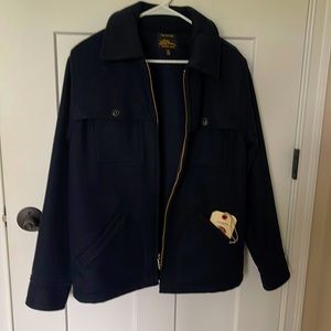 NWT LL Bean men’s wool pea coat